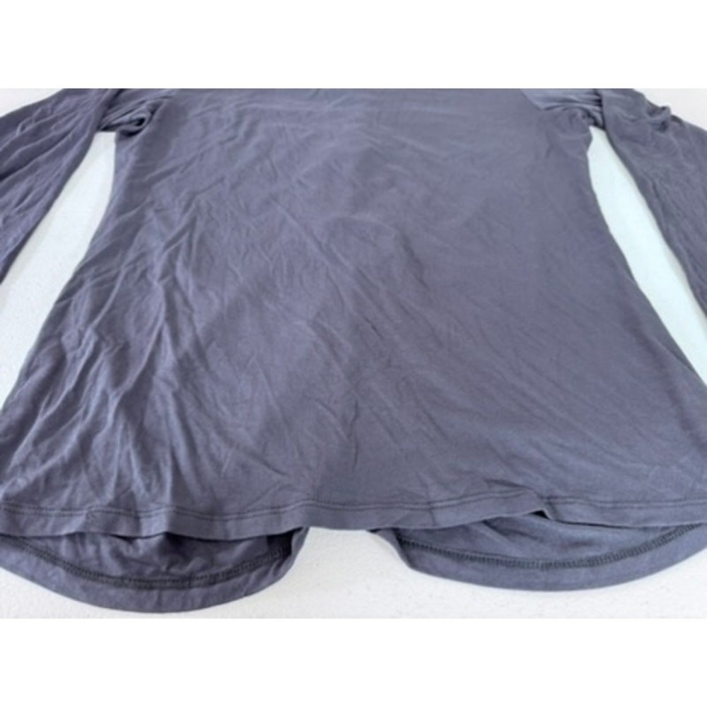 NWT!!"VENUS" Lace Up Sexy Gray Top, Long Sleeve, Rouched, Dark Romance,Size XL - Picture 11 of 11
